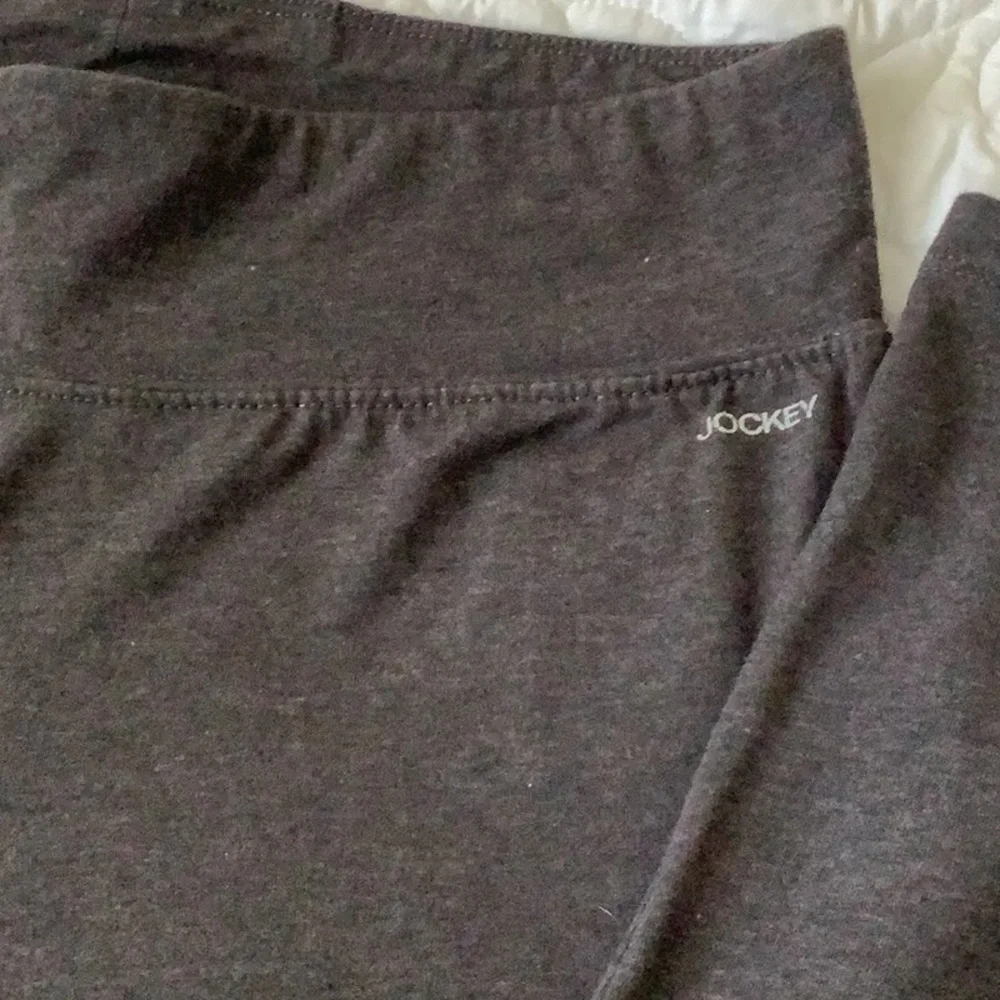 Jockey® Lightweight Charcoal Grey Heather Cotton Stretch Ankle Legging - Picture 6 of 6